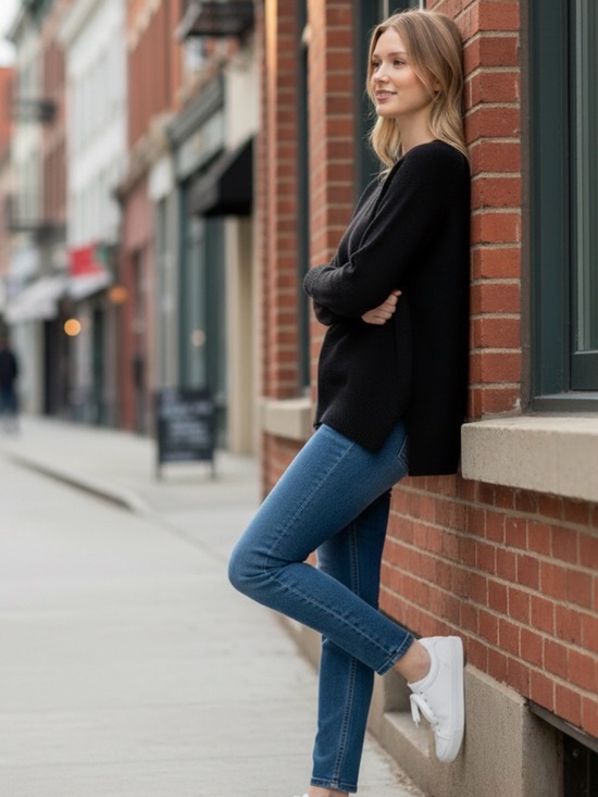 Nine West Sweaters - Nine West Black Sweater, fits oversized
